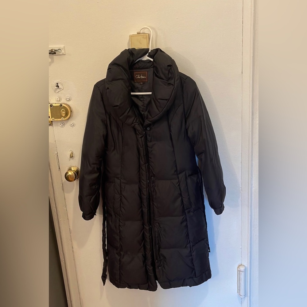 Cole Haan Zipper Down Coat.l